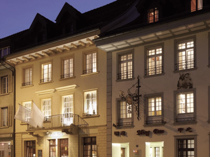 Außenansicht des Hotels zur Post in Bad Zurzach​