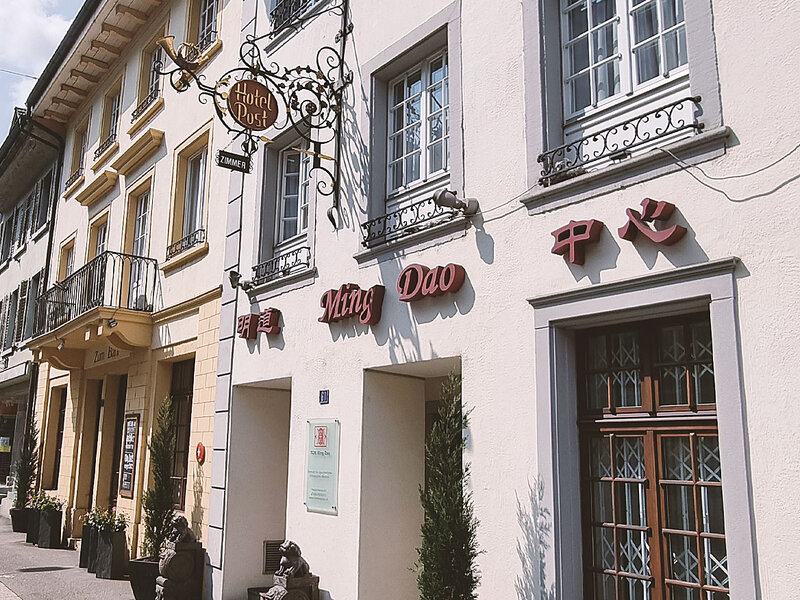 Außenansicht der TCM Ming Dao Praxis in Bad Zurzach